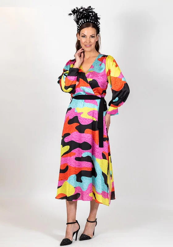 Ella Boo Bold Print Maxi Dress, Multi Comfortable Long-Sleeve Maxi Dress