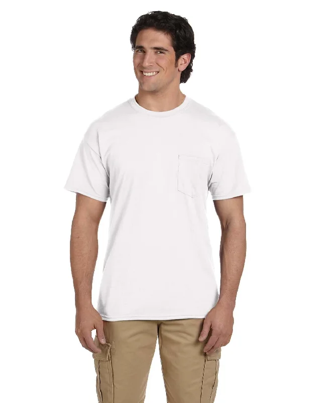 Gildan DryBlend 50/50 Pocket T-Shirt | White Nylon Fabric Polyester Fabric Spandex Fabric Gildan DryBlend 50/50 Pocket T-Shirt | White Nylon Fabric Polyester Fabric Spandex Fabric