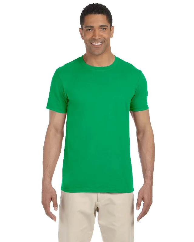 Gildan SoftStyle T-Shirt | Irish Green Machine Wash Dry Clean Hand Wash