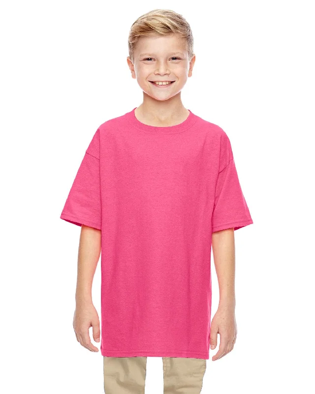 Gildan Youth Lightweight 100% Cotton T-Shirt | Safety Pink Knit Fabric Woven Fabric Fleece Fabric Gildan Youth Lightweight 100% Cotton T-Shirt | Safety Pink Knit Fabric Woven Fabric Fleece Fabric
