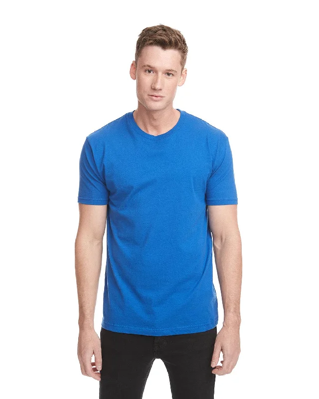 Next Level Unisex Short Sleeve T-Shirt | Royal Graphic T-Shirt Round Neck Polyester
