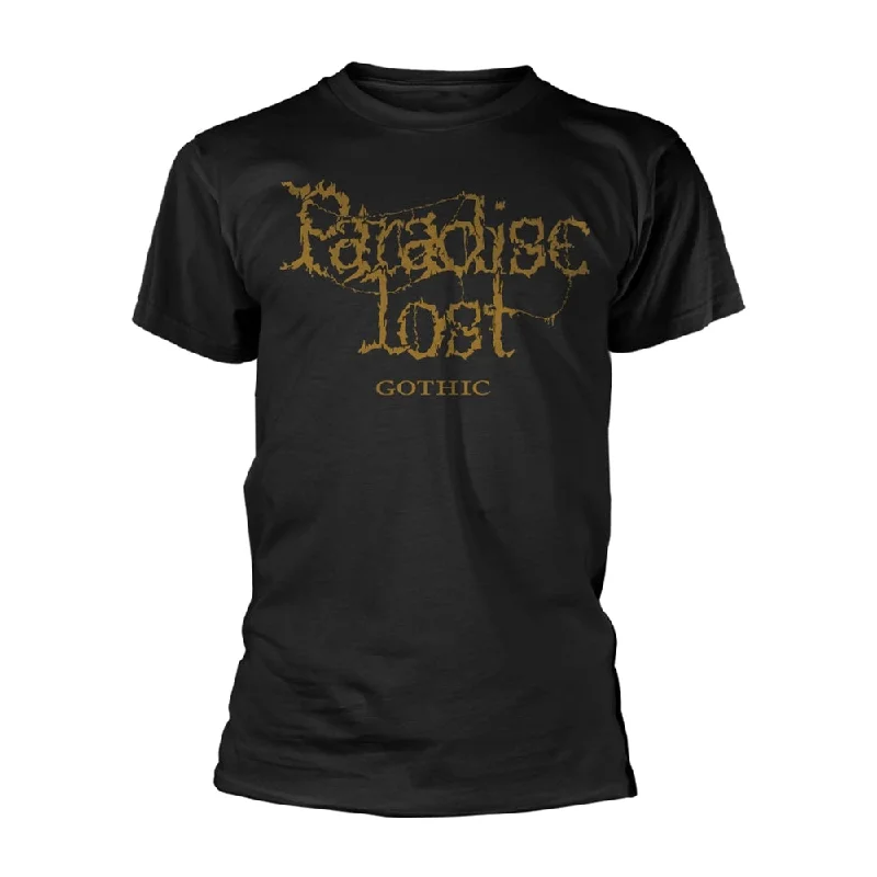 Paradise Lost Unisex T-shirt: Gothic (back print) Elasticated Padded Insulated