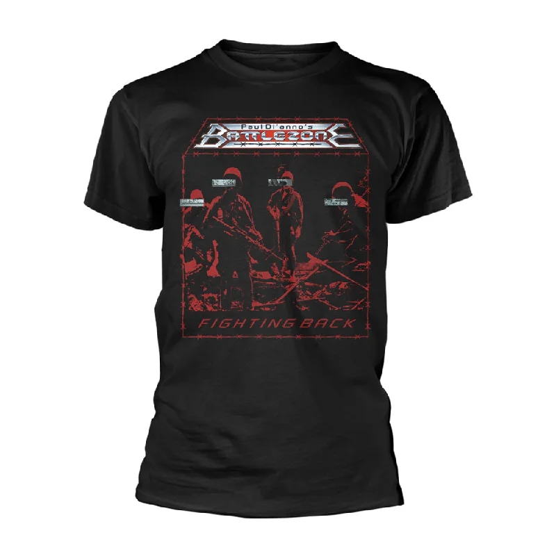 Paul Di'anno's Battlezone Unisex T-shirt: Fighting Back Casual Formal Business