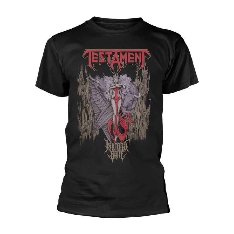 Testament | Official Band T-Shirt | Ishtars Gate Mesh Blend Leather Blend Suede Blend Testament | Official Band T-Shirt | Ishtars Gate Mesh Blend Leather Blend Suede Blend