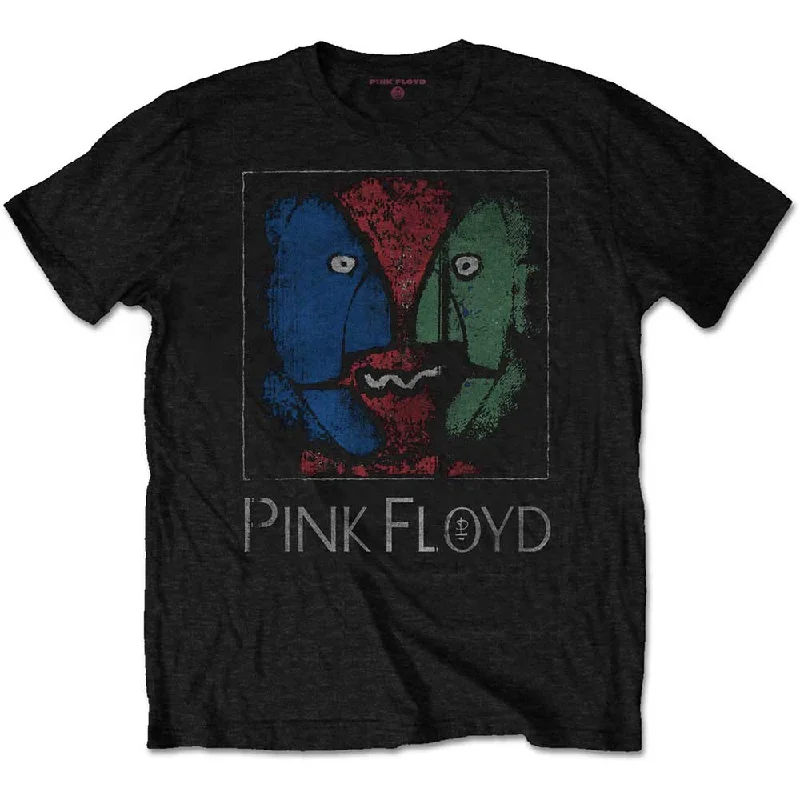 Pink Floyd | Official Band T-Shirt | Chalk Heads Satin Fabric Silk Fabric Chiffon Fabric Pink Floyd | Official Band T-Shirt | Chalk Heads Satin Fabric Silk Fabric Chiffon Fabric