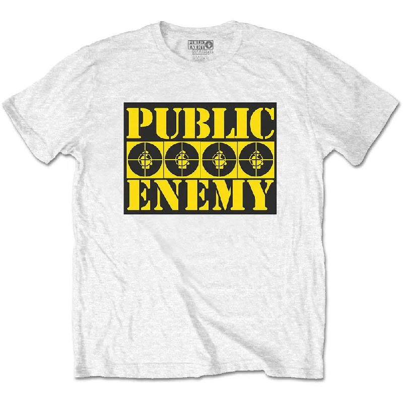 Public Enemy | Official Band T-Shirt | Four Logos Modern Contemporary Chic