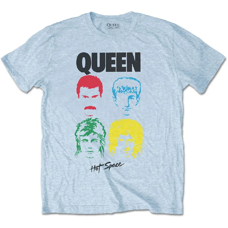 Queen | Official Band T-Shirt | Hot Space Album Welt Pockets Slit Pockets Flap Pockets Queen | Official Band T-Shirt | Hot Space Album Welt Pockets Slit Pockets Flap Pockets