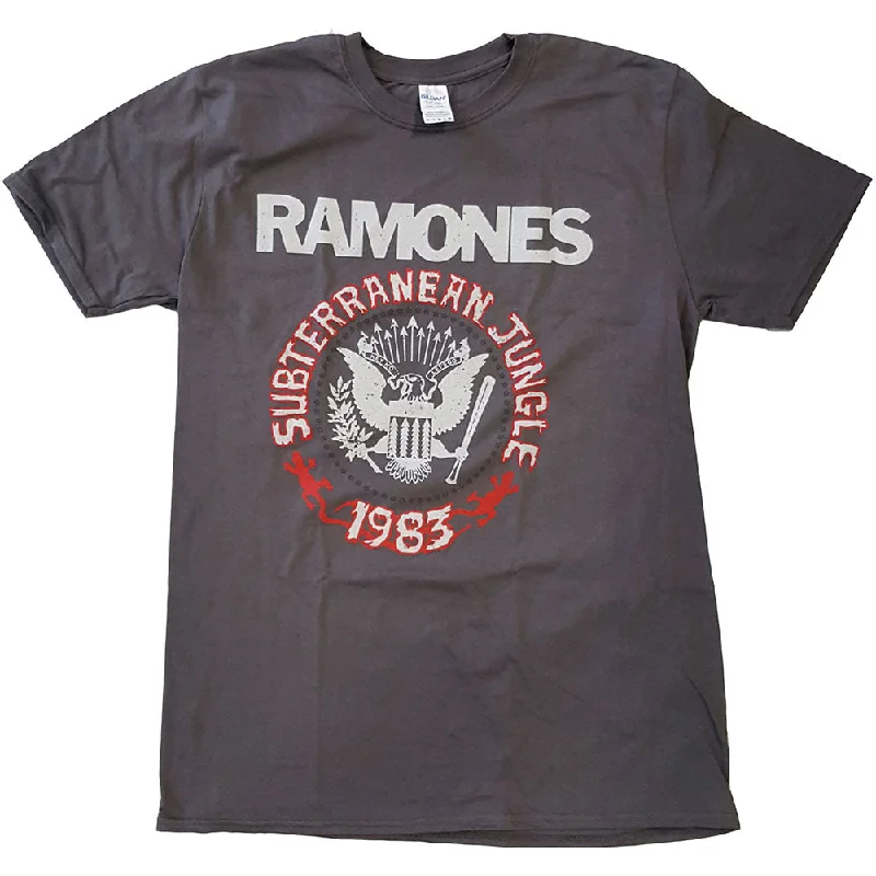 Ramones | Official Band T-Shirt | Subterraneun Jungle Polka Dot Checkered Tartan