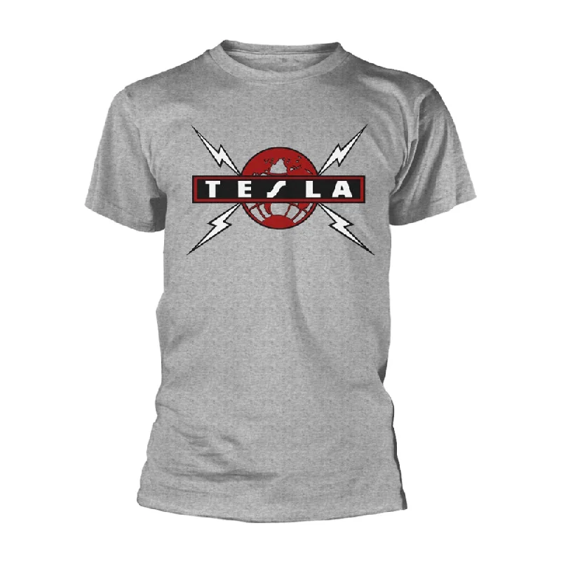 Tesla Unisex T-shirt: Globe Zippered Front Buttoned Front Snap Front