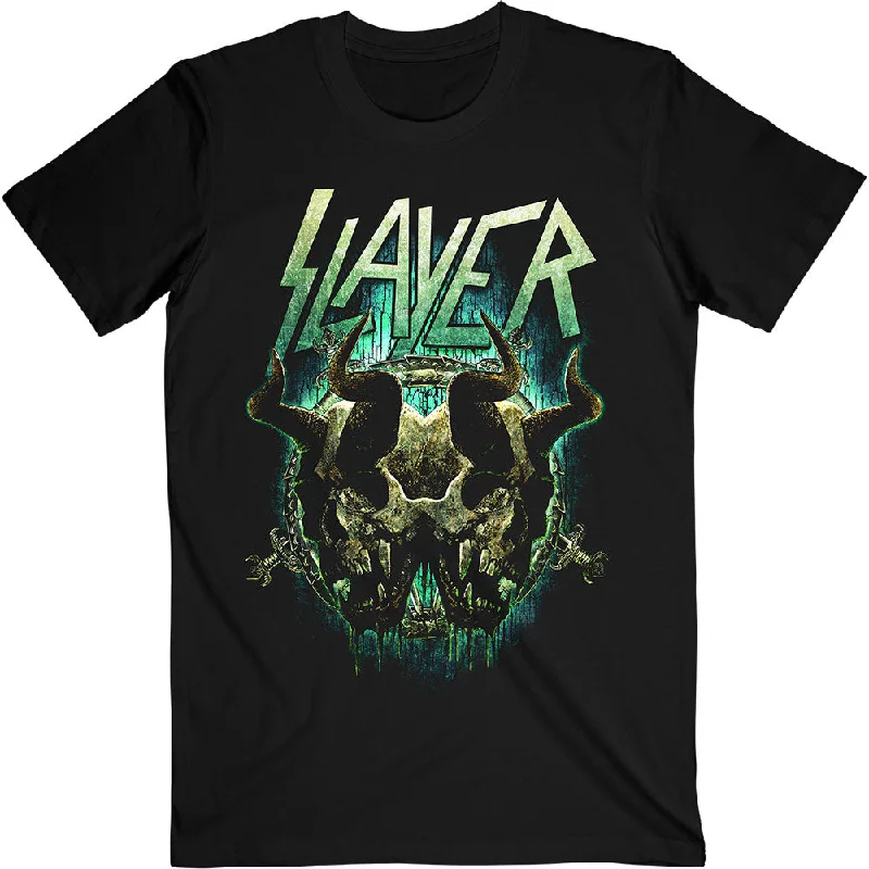 Slayer | Official Band T-Shirt | Daemonic Twin Casual Formal Business