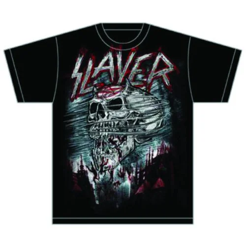 Slayer | Official Band T-Shirt | Demon Storm Anti-Pilling Machine Wash Handmade