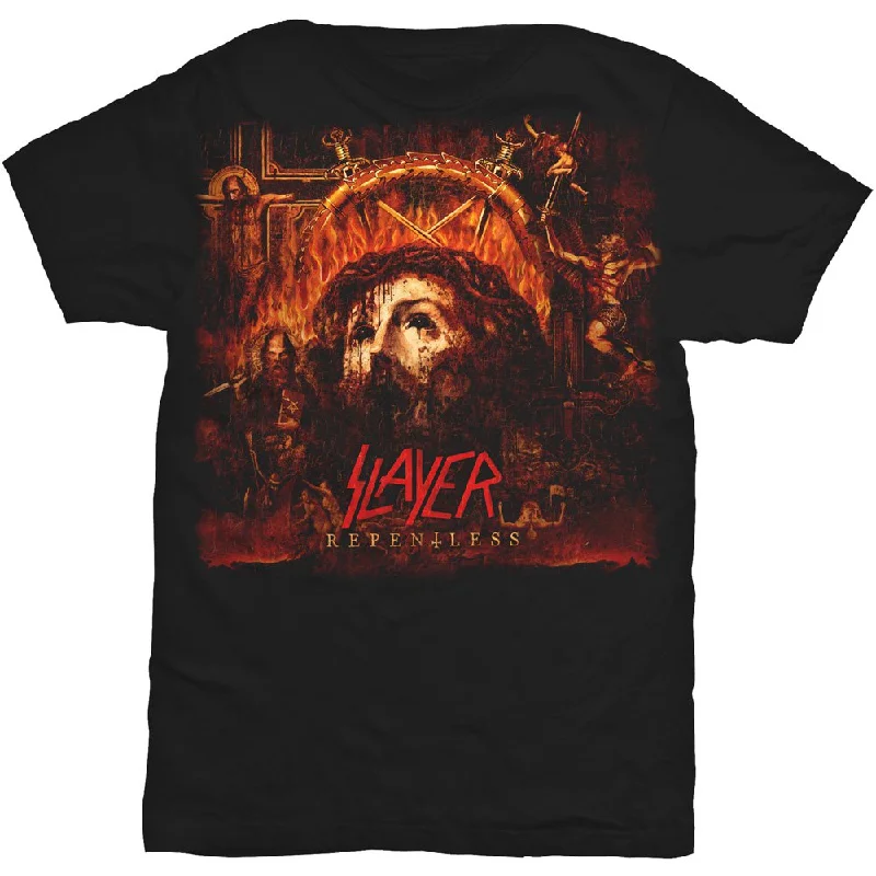 Slayer | Official Band T-Shirt | Repentless Fleece Nylon Spandex
