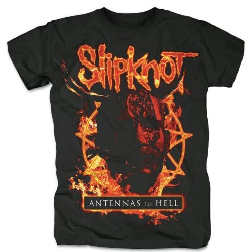 Slipknot | Official Band T-Shirt | Antennas to Hell Hooded Caped Shawl Collar