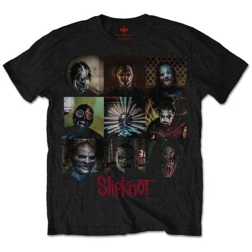 Slipknot | Official Band T-Shirt | Blocks Seamless Knitted Crochet