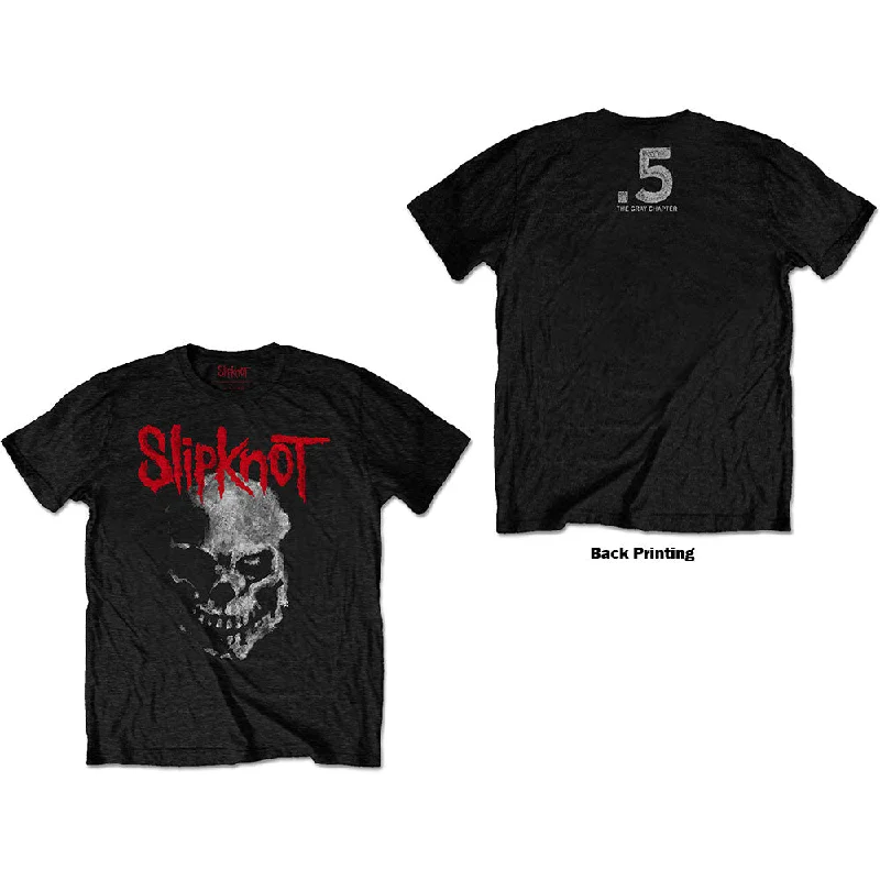 Slipknot | Official Band T-Shirt | Gray Chapter Skull (Back Print) Cozy Warm Stylish Slipknot | Official Band T-Shirt | Gray Chapter Skull (Back Print) Cozy Warm Stylish