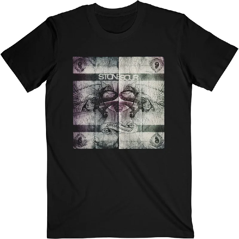 Stone Sour | Official Band T-Shirt | Audio Secrecy Square (Back Print) Plaid T-Shirt Polka Dot Checkered Stone Sour | Official Band T-Shirt | Audio Secrecy Square (Back Print) Plaid T-Shirt Polka Dot Checkered