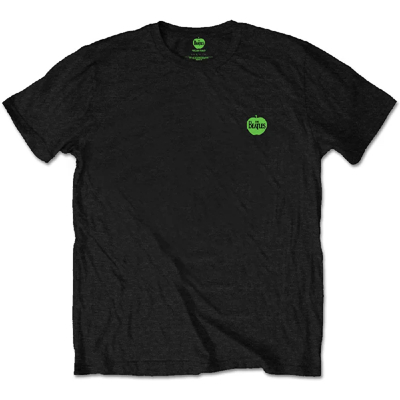 The Beatles | Official Band T-Shirt | Abbey Road & Logo (Back Print) Mesh Blend Leather Blend Suede Blend The Beatles | Official Band T-Shirt | Abbey Road & Logo (Back Print) Mesh Blend Leather Blend Suede Blend