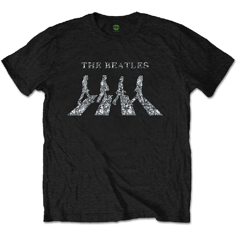 The Beatles | Official Band T-Shirt | Crossing (Diamante) Zippered Front Buttoned Front Snap Front The Beatles | Official Band T-Shirt | Crossing (Diamante) Zippered Front Buttoned Front Snap Front