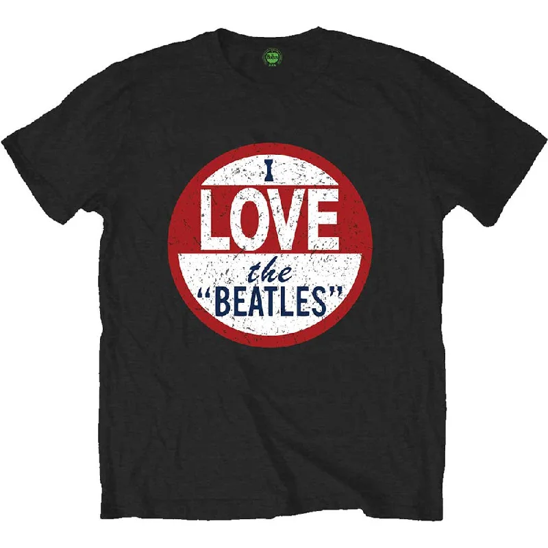 The Beatles | Official Band T-Shirt | I love The Beatles Elegant Classic Vintage