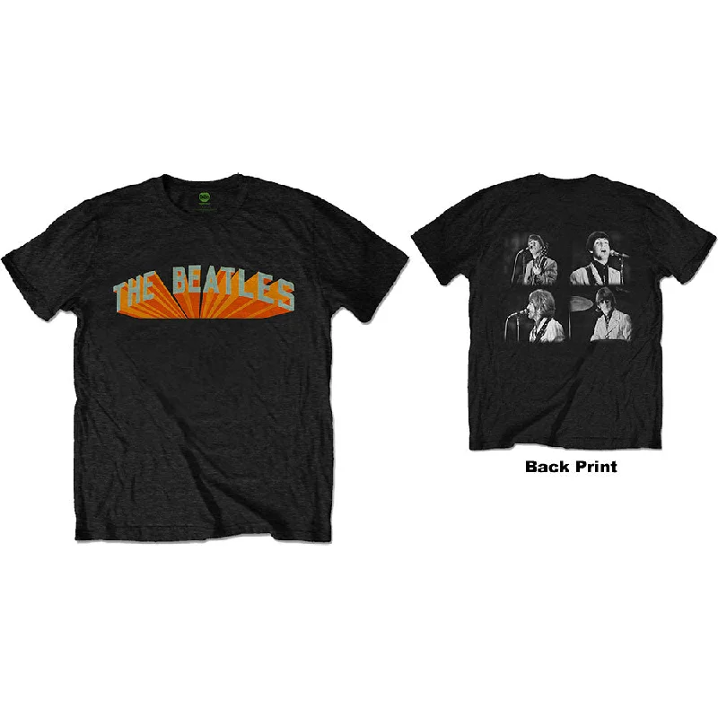 The Beatles | Official Band T-Shirt | Live in Japan (Back Print) Print Jacquard Patchwork The Beatles | Official Band T-Shirt | Live in Japan (Back Print) Print Jacquard Patchwork