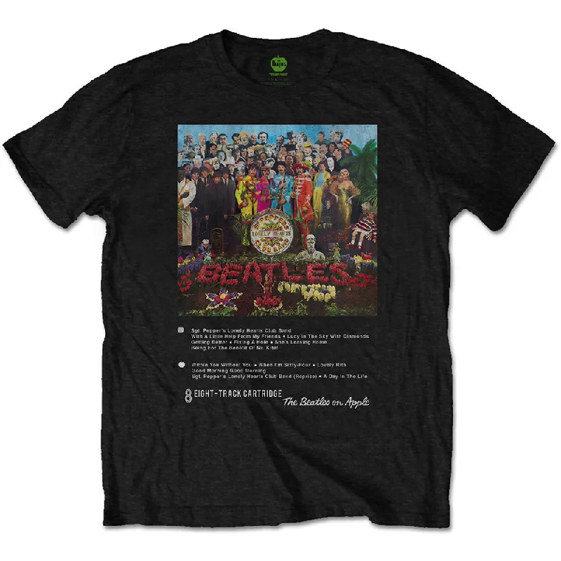 The Beatles | Official Band T-Shirt | Sgt Pepper 8 Track Cotton Fabric Linen Fabric Terry Fabric The Beatles | Official Band T-Shirt | Sgt Pepper 8 Track Cotton Fabric Linen Fabric Terry Fabric