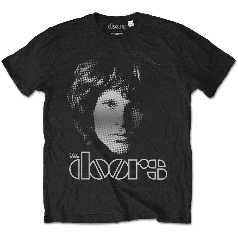 The Doors | Official Band T-Shirt | Jim Halftone Welt Pockets Slit Pockets Flap Pockets The Doors | Official Band T-Shirt | Jim Halftone Welt Pockets Slit Pockets Flap Pockets