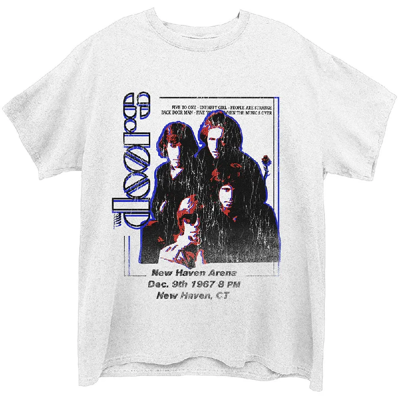 The Doors | Official Band T-Shirt | New Haven Striped Floral Plaid
