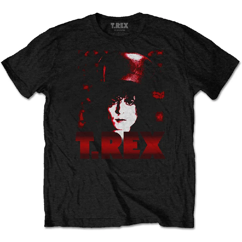 T-Rex | Official Band T-Shirt | Marc Top Hat Collared Crew Neck Turtle Neck