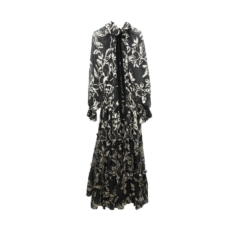 Zimmermann Maxi Dress - Women's 2 Trendy Maxi Dress with Belt