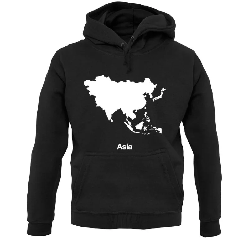 Asia Silhouette Unisex Hoodie Hoodie with Strings Custom Fit Adjustable