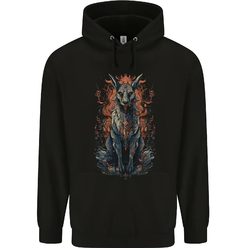 Bastet Egyptian God Fantasy Mens 80% Cotton Hoodie Hoodie with Ribbed Neckline Snug Warm