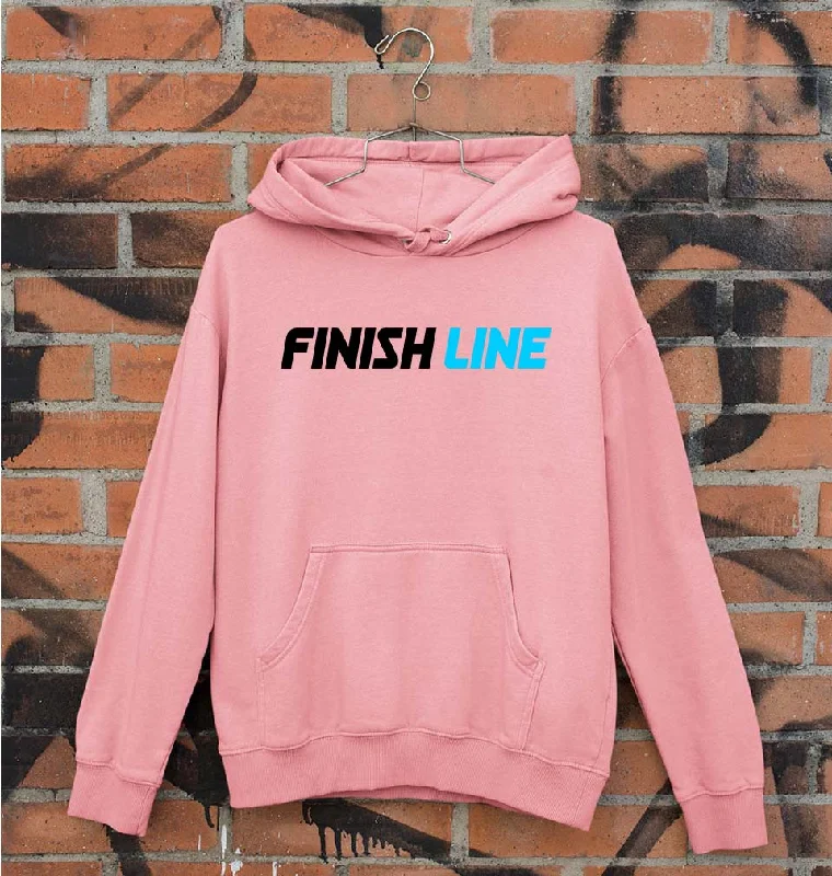 Finish Line Unisex Hoodie for Men/Women Hoodie with Velcro Closure Adjustable Secure