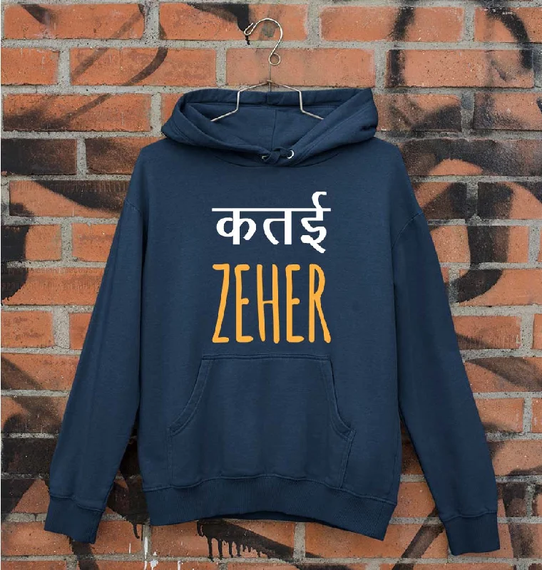 Katai Zeher(Zakir Khan) Unisex Hoodie for Men/Women Hoodie with Side Slits Relaxed Casual