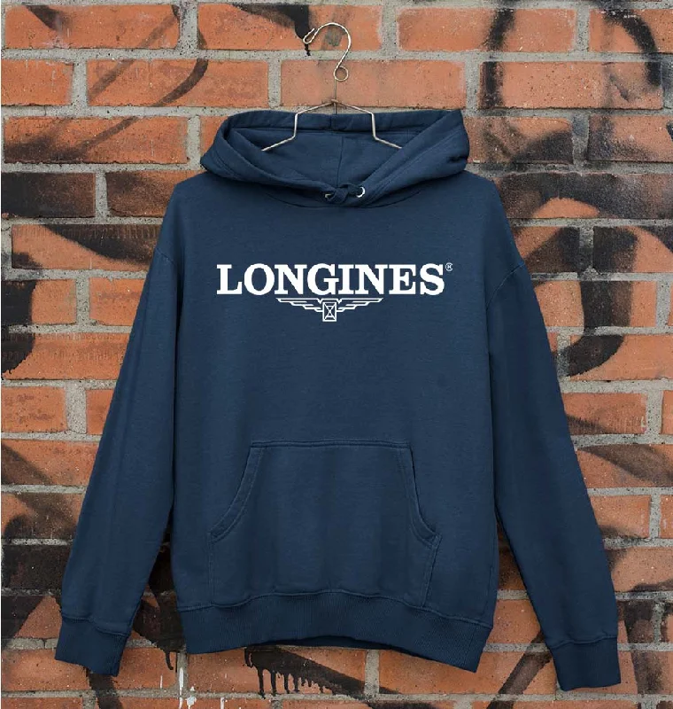 Longines Unisex Hoodie for Men/Women Hoodie with Tied Waist Feminine Flattering