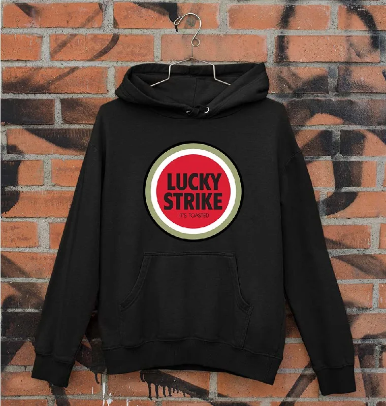 Lucky Strike Unisex Hoodie for Men/Women Hoodie with Cropped Fit Short Trendy