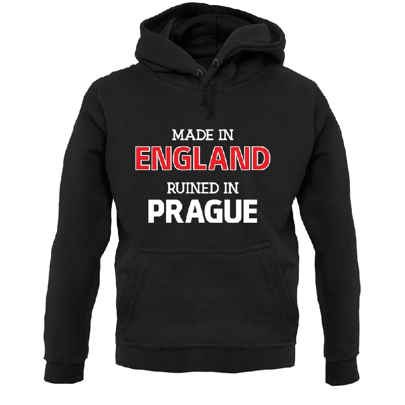 Ruined In Prague Unisex Hoodie Hoodie with V-Neck Classic Versatile