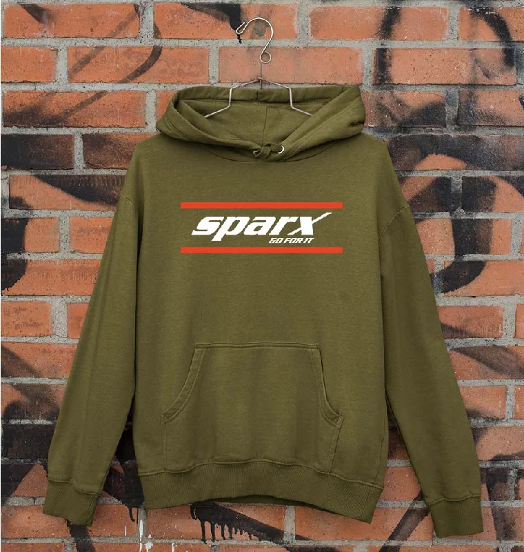 Sparx Unisex Hoodie for Men/Women Hoodie with Applique Textured Unique