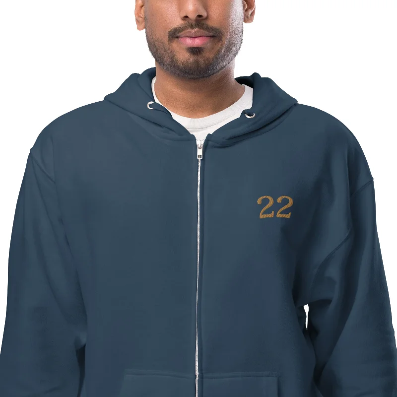 Summer 22 | Unisex fleece zip up hoodie Hoodie with Hood Adjustable Protection