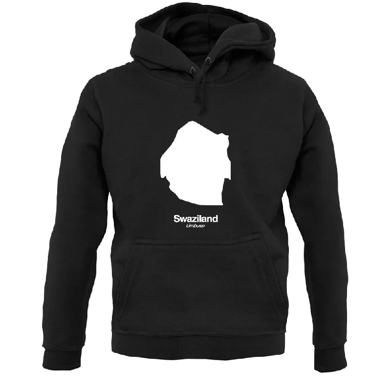 Swaziland Silhouette Unisex Hoodie Hoodie with Toggle Buttons Decorative Unique