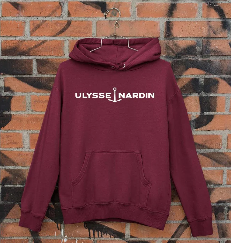 Ulysse Nardin Unisex Hoodie for Men/Women Hoodie with Hem Contrast Bold Stylish