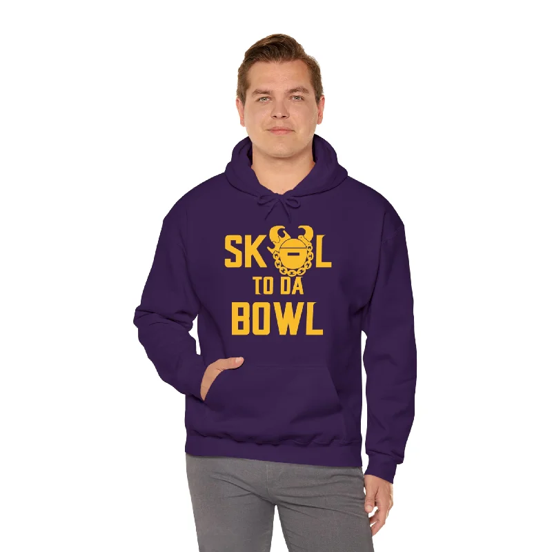 Unisex Heavy Blend™ Hoodie - to da BOWL Hoodie with Turtle Neck Cozy Winter