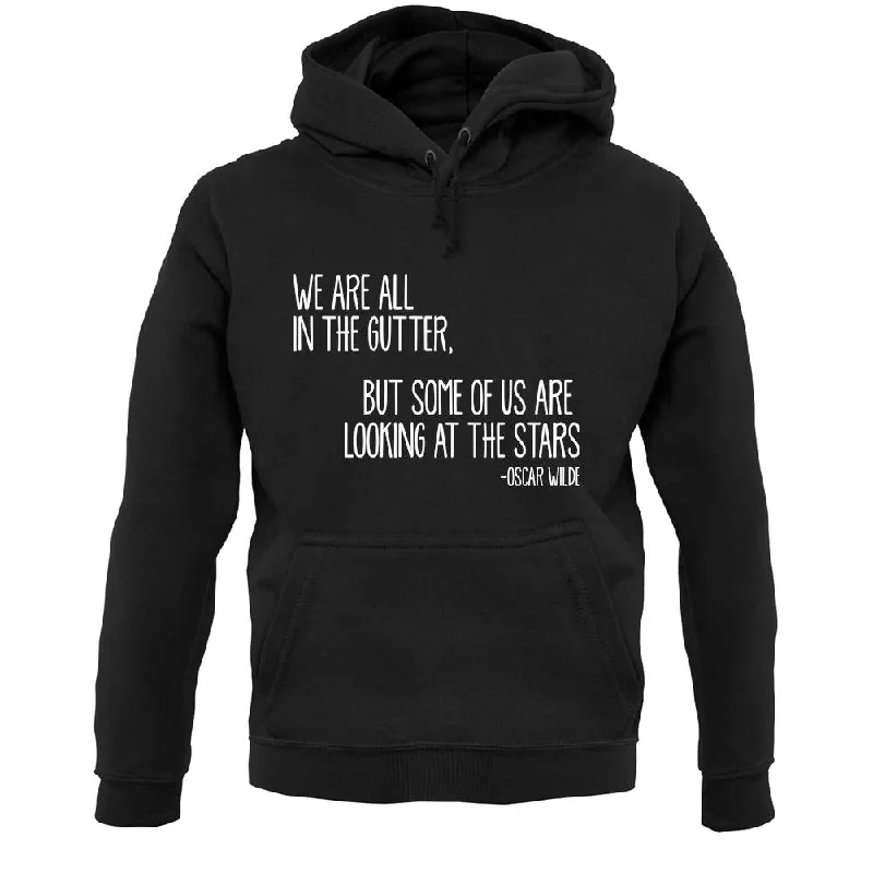 We Are All In The Gutter Unisex Hoodie Hoodie with Color Block Contrast Stylish