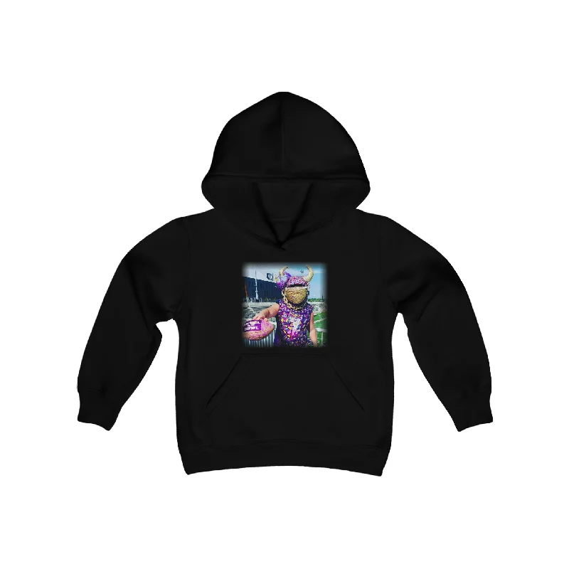 Youth Heavy Blend Hoodie - FANtastic - to da BOWL Hoodie with Drop Shoulder Relaxed Streetwear