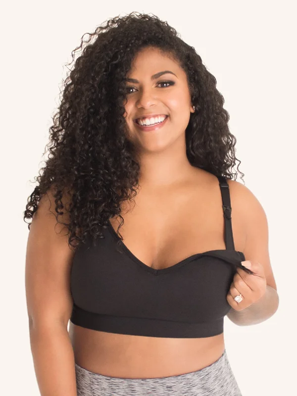 The Alyssa - Seamless Wirefree Nursing Bra Adjustable Bra Straps