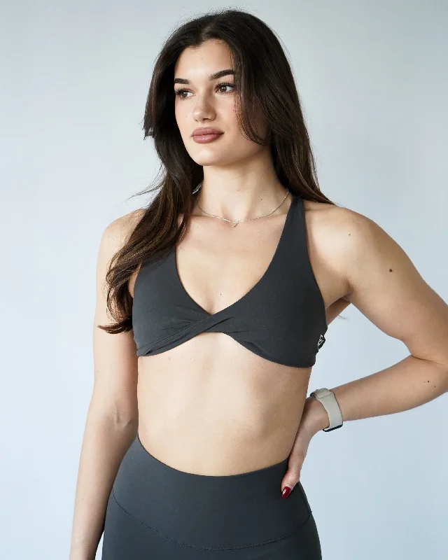 Performance Sports Bra - Iron Soft Stretch Bra