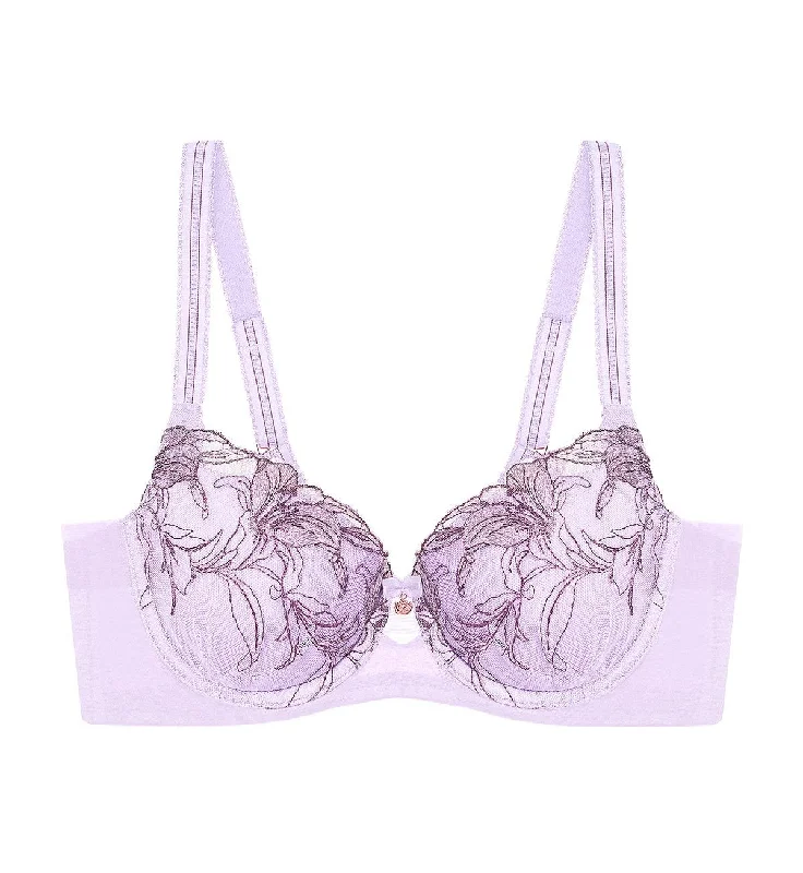 FLORALE ORCHID WIRED PUSH UP BRA Comfortable Active Bra