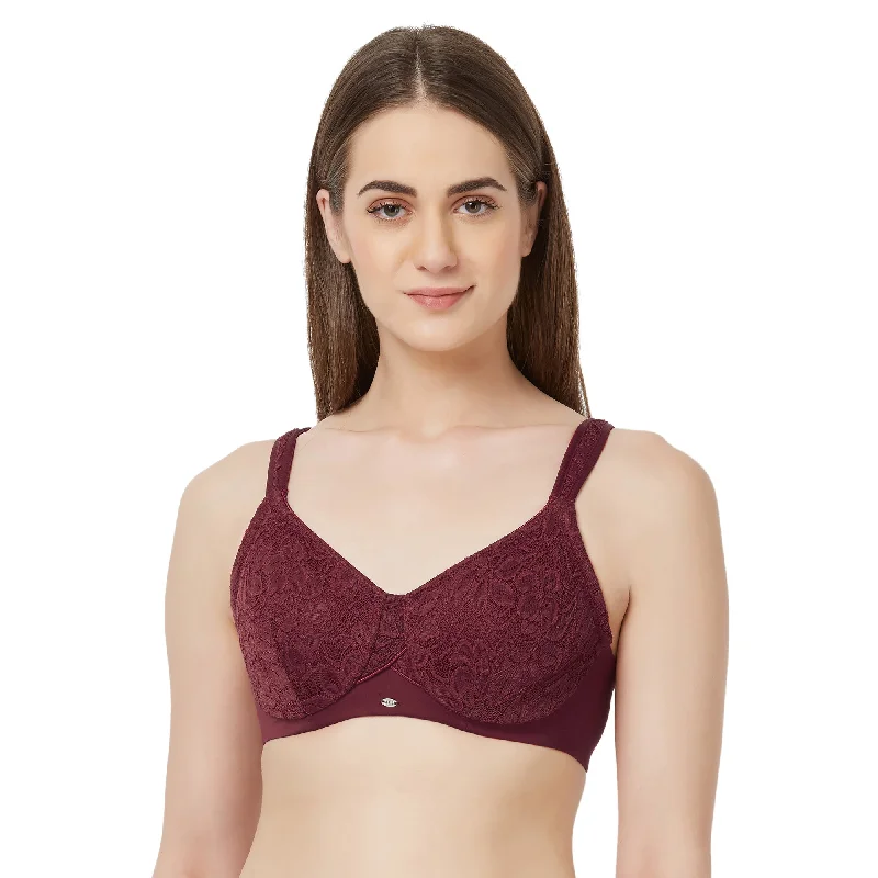 Full Coverage Non Padded Wired Lace Bra - FB-610 Push-Up Padded Bra