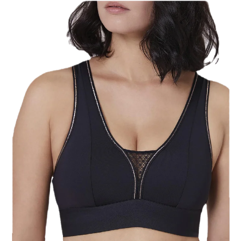 Simone Perele Harmony Wire-Free Sports Bra Soft Mesh Bra