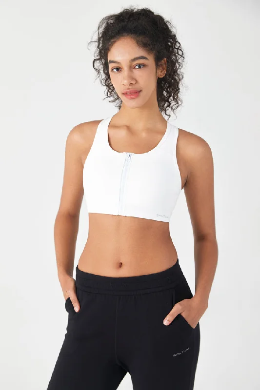 HiTense™ Front Zip Sports Bra Comfortable Bralette Style