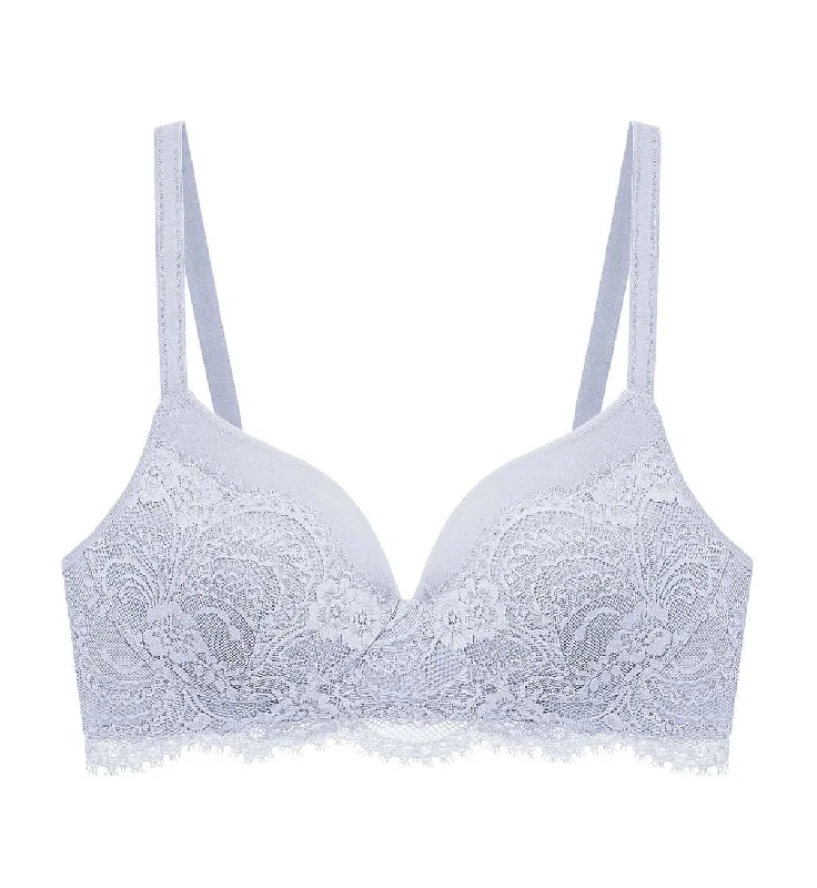 Love Lace Non Wired Padded Bra Minimalist Wireless Bra